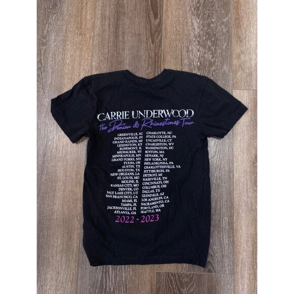 2023 CARRIE UNDERWOOD - Denim & Rhinestones - Tour Shirt  Womens MED - Picture 4 of 5